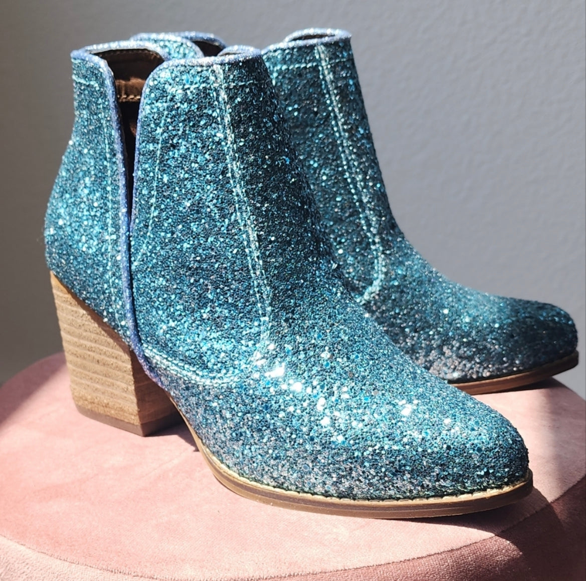 Fiera Teal Bootie