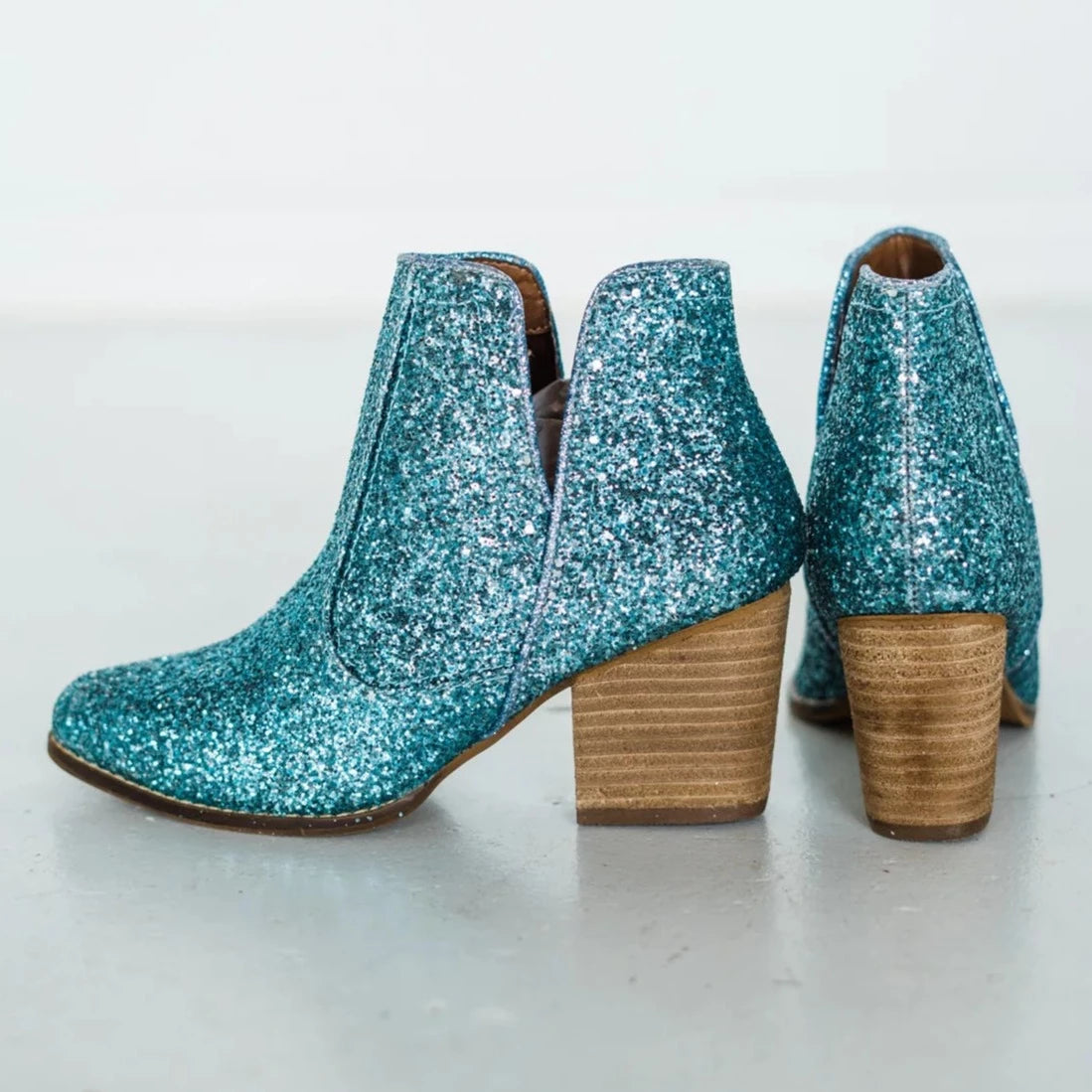 Fiera Teal Bootie