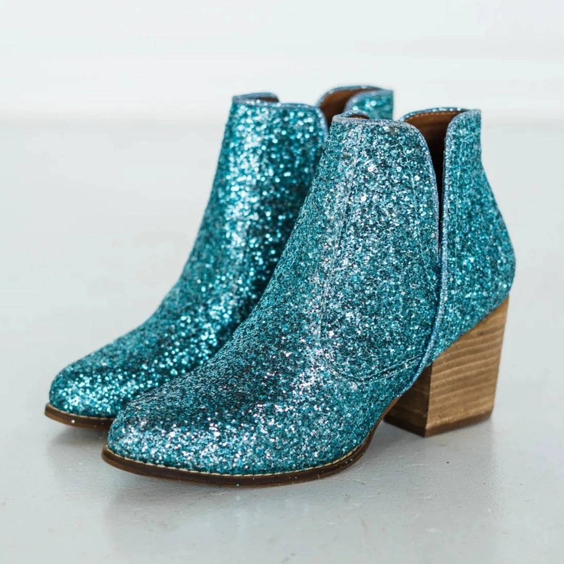 Fiera Teal Bootie